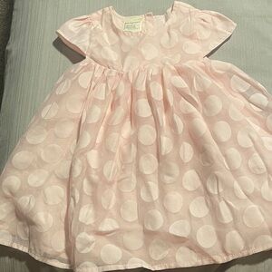 Pink Polka Dot Kids Dress